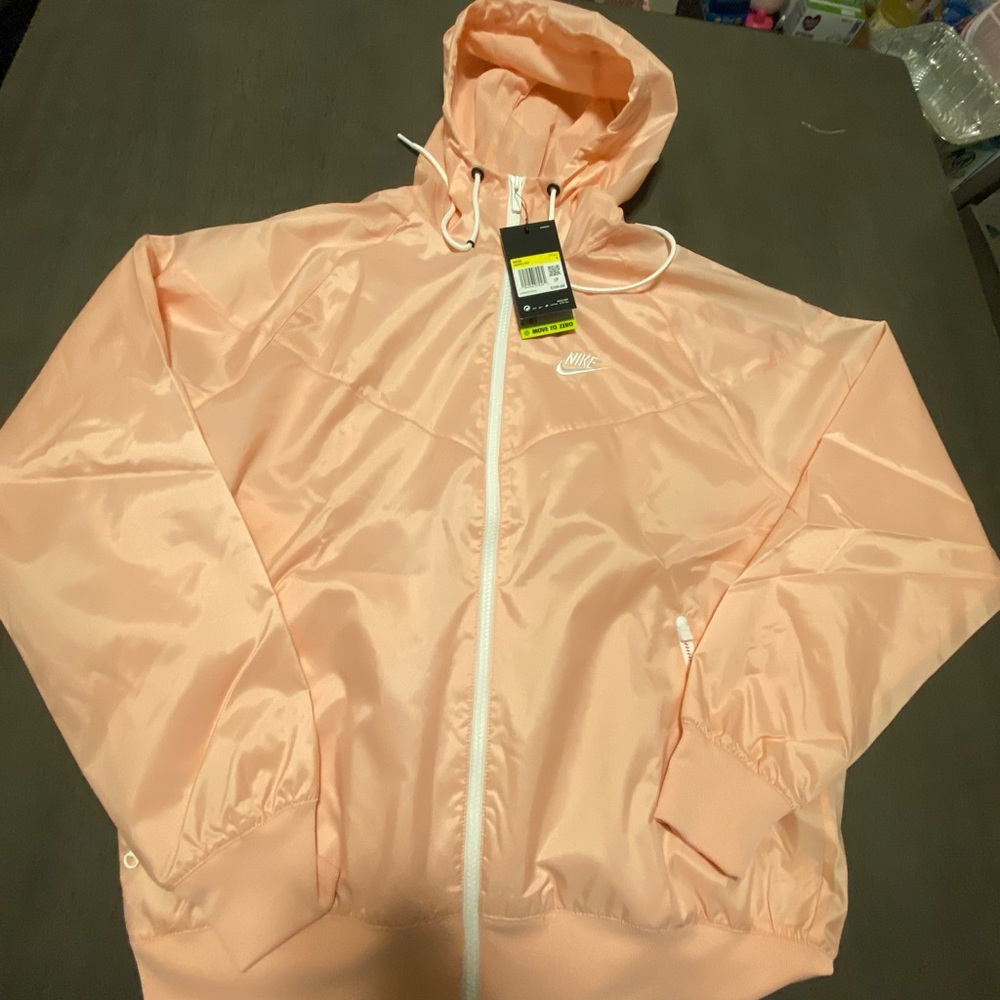 Nike woodrunner hoodie. Peach color. Size small